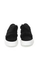 Bronx Pantofi sport slip-on flatform de piele intoarsa si blana sintetica Femei