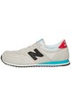 New Balance Uniszex nyersbőr sneakers cipő textilbetétekkel női