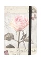 Clayre & Eef Carnetel gri si roz deschis cu trandafiri Femei