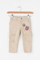 GUESS JEANS Pantaloni cargo cu aplicatii brodate Baieti