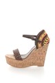 Cristin Sandale wedge de piele sintetica Consuelo 2 Femei