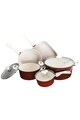 Cooking by Heinner Set 8 piese Heinner Marlene, Ceramica + Marmura, inductie Barbati