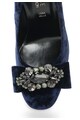 Zee Lane Collection Кадифени обувки с декоративни камъни Жени