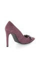 Zee Lane Collection Pantofi stiletto de piele intoarsa cu strasuri Femei