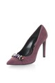 Zee Lane Collection Pantofi stiletto de piele intoarsa cu strasuri Femei