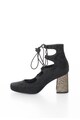 Zee Lane Collection - Velvety Lace-Up Shoes női