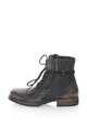 Pepe Jeans London Bocanci de piele cu aspect patinat si aplicatie cap-toe Melting Heritage Barbati