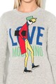 Love Moschino Rochie tip pulover cu imprimeu emblematic Femei
