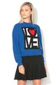 Love Moschino Pulover tricotat fin cu imprimeu emblematic Femei