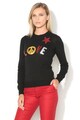 Love Moschino Pulover tricotat fin cu imprimeu text cu paiete Femei