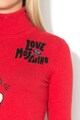 Love Moschino Pulover cu imprimeu frontal multicolor Femei