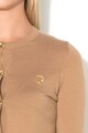 Love Moschino Cardigan tricotat fin cu detalii aurii Femei