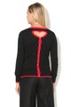 Love Moschino Cardigan tricotat fin cu decupaj in forma de inima Femei