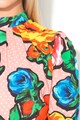 Love Moschino Rochie cu model floral si maneci lungi Femei