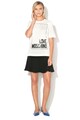 Love Moschino Tricou din amestec de modal cu imprimeu logo Femei