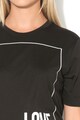 Love Moschino Tricou din amestec de modal cu imprimeu logo Femei
