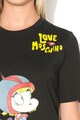 Love Moschino Tricou cu imprimeu emblematic Femei