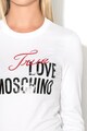 Love Moschino Bluza cu imprimeu text Femei