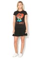 Love Moschino Tricou cu imprimeu frontal cauciucat Femei