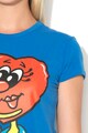 Love Moschino Tricou cu imprimeu frontal cauciucat Femei