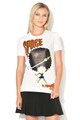 Love Moschino Tricou cu imprimeu cauciucat Femei