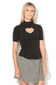 Love Moschino Tricou cu decupaj in forma de inima Femei