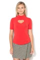 Love Moschino Tricou cu decupaj in forma de inima Femei