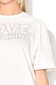 Love Moschino Tricou cu imprimeu cauciucat Femei