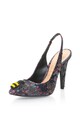 Schutz Pantofi slingback din jacquard cu toc inalt Femei