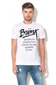 Alcott Tricou cu imprimeu text Barbati