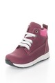 Zee Lane Pantofi sport hi-top de piele nabuc, Bordeaux Fete