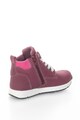 Zee Lane Pantofi sport hi-top de piele nabuc, Bordeaux Fete