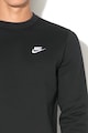 Nike Kerek nyakú pulóver, Fekete, L férfi