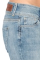 Pepe Jeans London Blugi slim fit cu talie joasa si aspect deteriorat Vera Femei