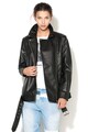 Pepe Jeans London Jacheta biker de piele sintetica Femei