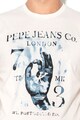 Pepe Jeans London Tricou slim fit cu imprimeu text Mogan Barbati