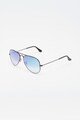 Ray-Ban Ochelari de soare aviator negri cu lentile oglinda, unisex Barbati