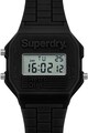 SUPERDRY Ceas digital cu o curea de silicon Mini Retro Femei