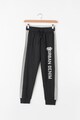 Zee Lane Kids Pantaloni sport cu imprimeu text Baieti