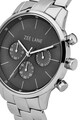 Zee Lane Collection Kerek Chrono Karóra, Ezüstszín/Fekete férfi