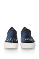 Oakoui Pantofi slip-on flatform catifelti cu strasuri Eva Femei