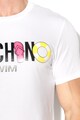 Moschino Tricou de plaja cu imprimeu Barbati
