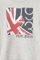 Pepe Jeans London Bluza cu maneci lungi si imprimeu grafic Justin Jr Baieti