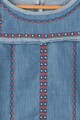 Pepe Jeans London Rochie de chambray cu imprimeu etnic Dakota JR Fete
