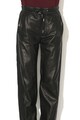 Diesel Black Gold Pantaloni de piele cu slituri cu fermoar Pezunet Femei