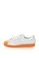 adidas Originals Pantofi sport Superstar 80S DLX, Alb/Oranj Barbati