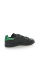 adidas Originals Pantofi sport de piele cu model reptila Stan Smith, Negru/Verde Femei