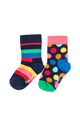 Happy Socks Комплект чорапи на райе, 2 чифта Момичета