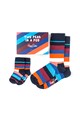 Happy Socks Unisex Giftbox Csíkos Felnőtt és Baba Zokni Szett - 2 pár női