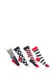 Happy Socks Комплект унисекс 3/4 чорапи, 4 чифта Жени